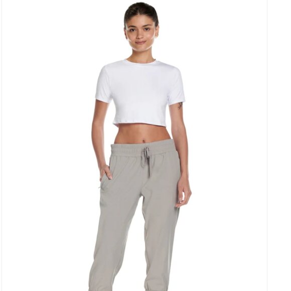 Women's Kyodan Capris Pants with Bottom Tie Hem - Picture 1 of 9